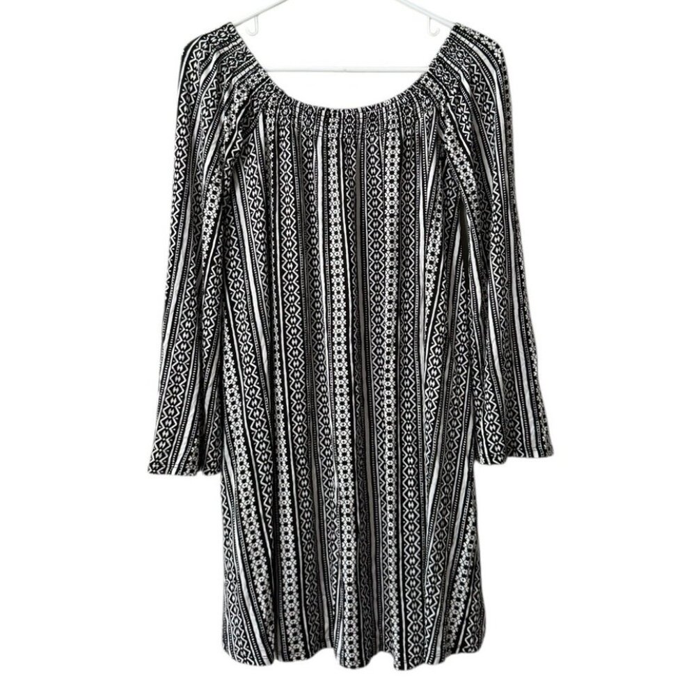 Express Cold Shoulder Tunic Dress Size Small Stretch Rayon Blend Career Office